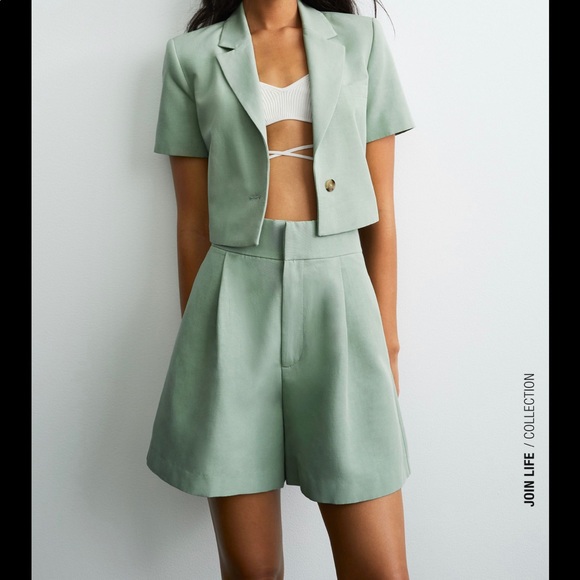 ZARA Linen blend shorts - Picture 2 of 11